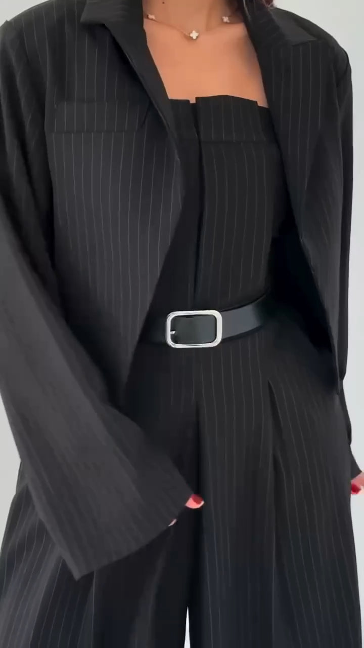 Suit jacket + jumpsuit set