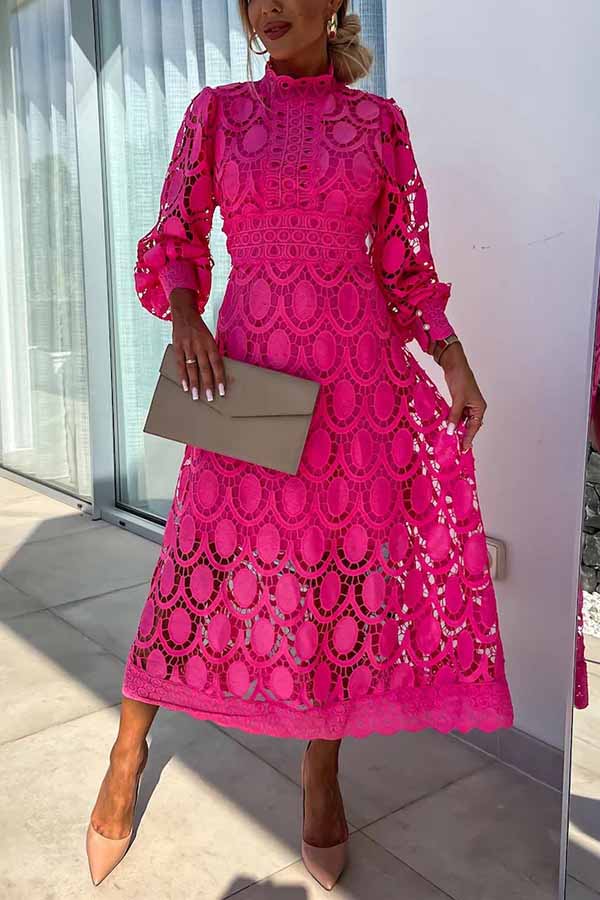 spring embroidered dress