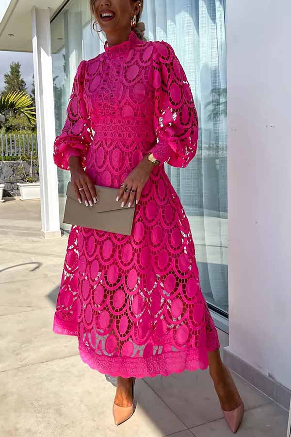 spring embroidered dress