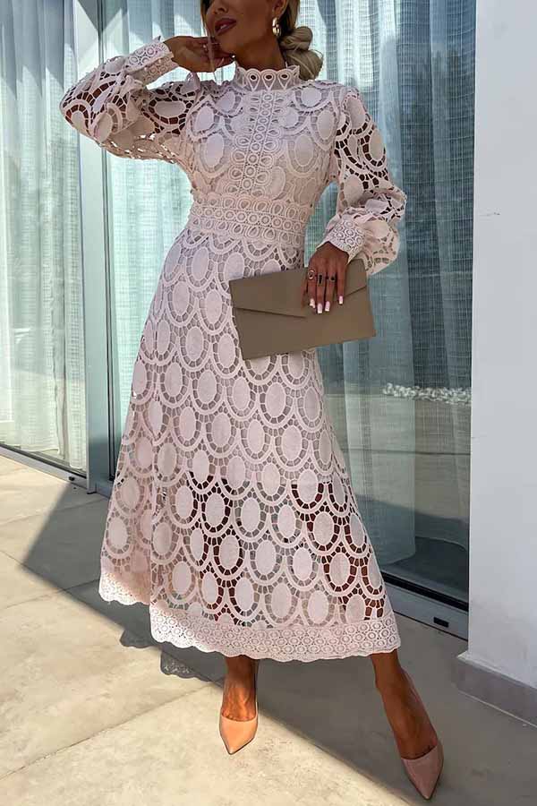 spring embroidered dress
