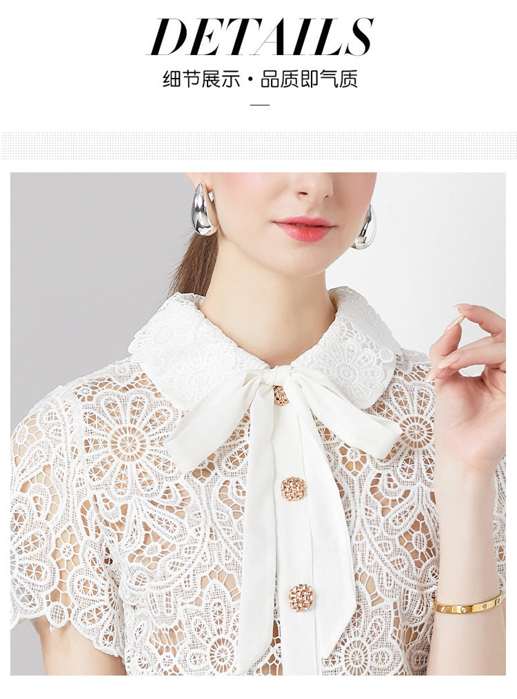 Demure Lace Midi Dress