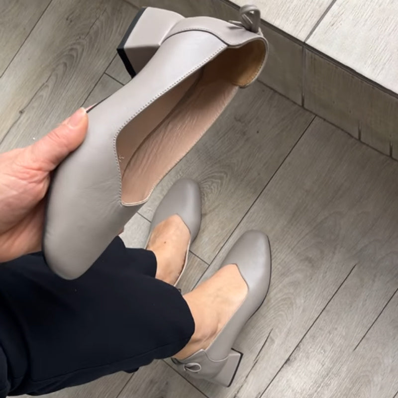 Coarse Heeled Shoes