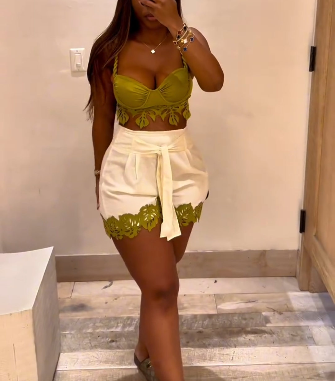 Sexy lace two-piece set