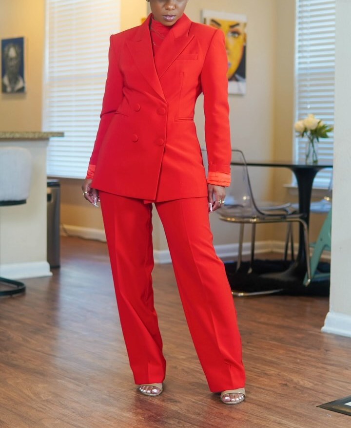 Double-breasted suit