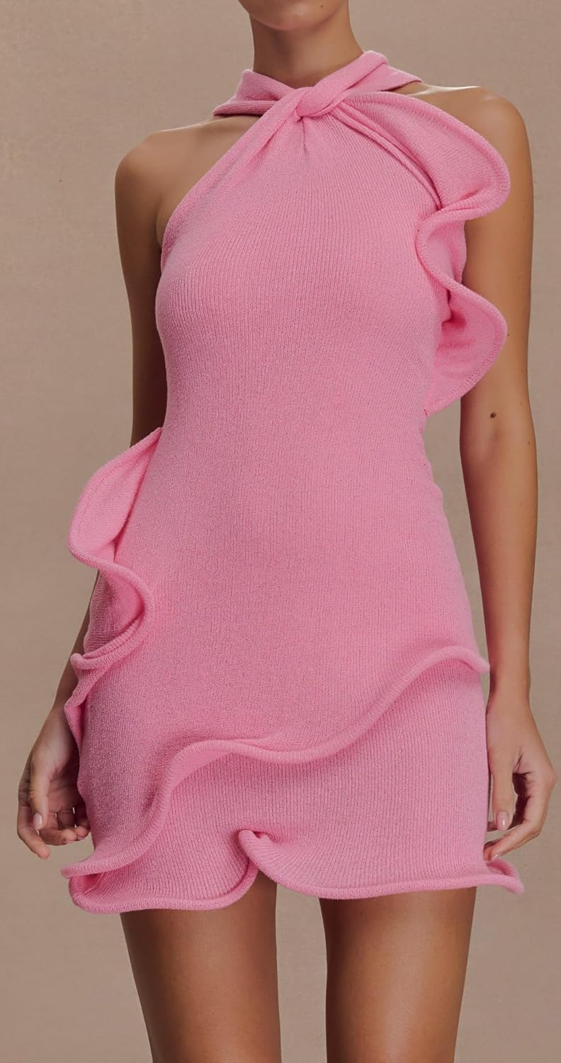 Knitted mini dress