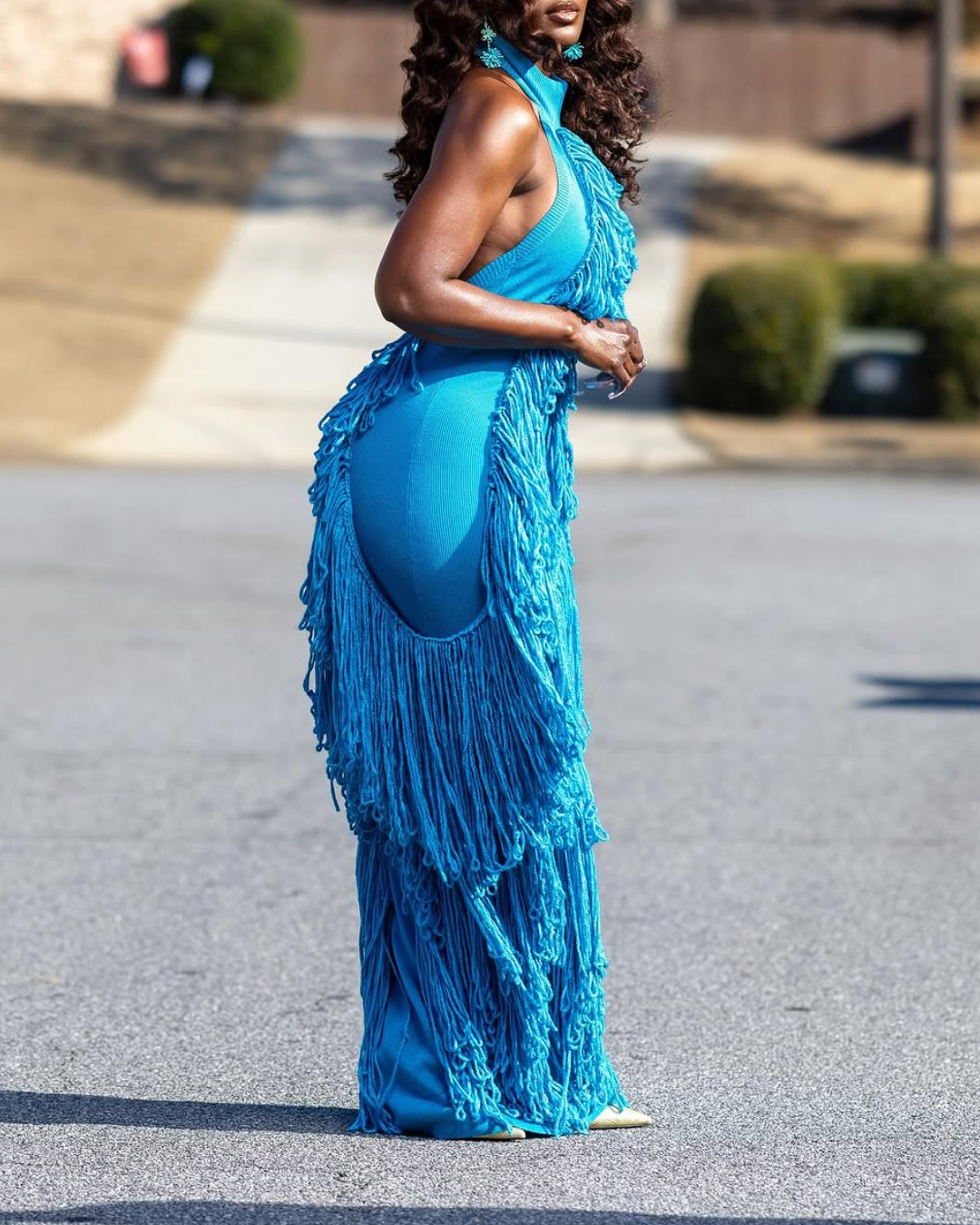 Tassel Knit Gown