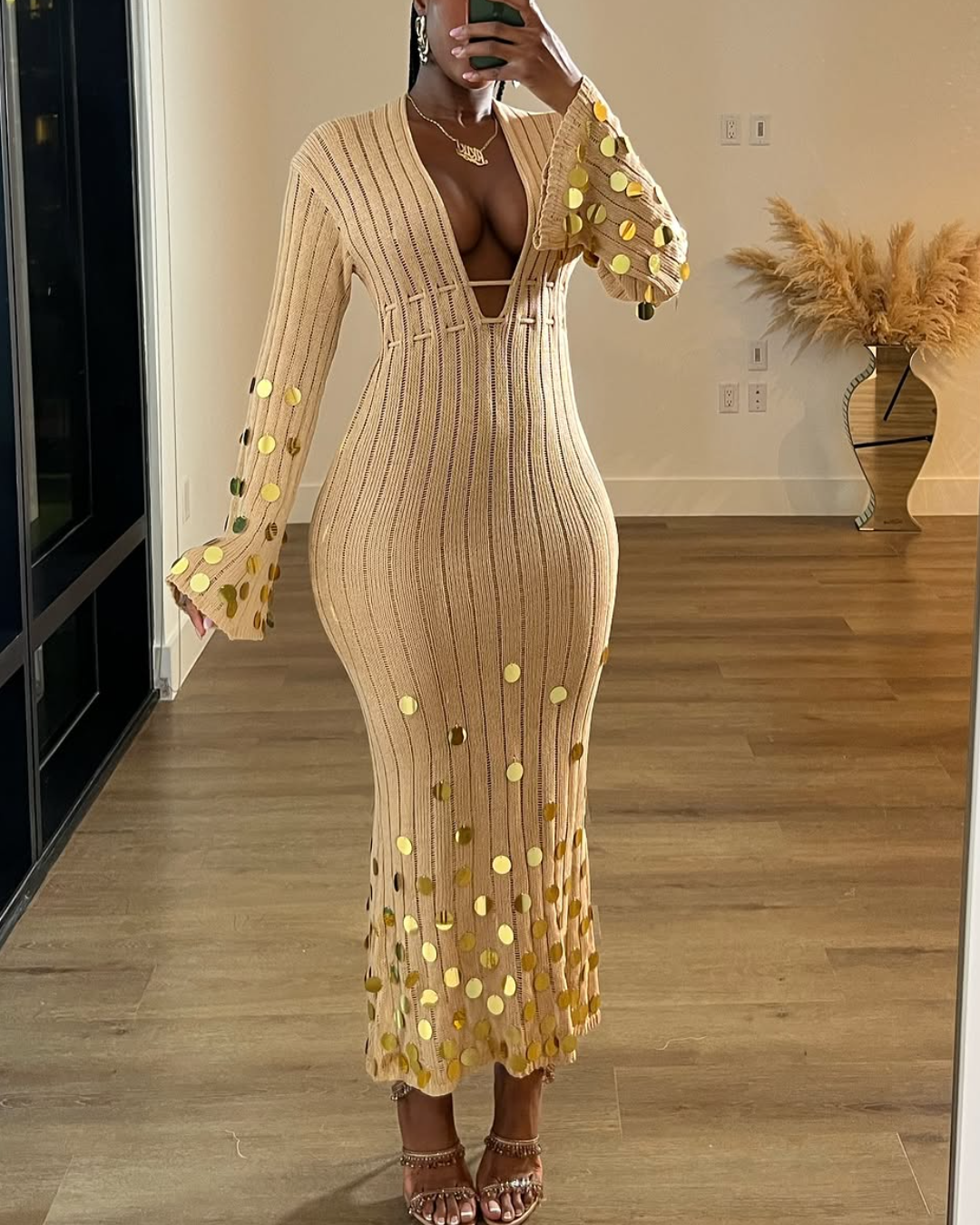 Gilded Goddess Dress