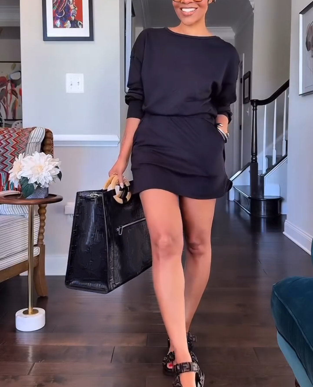 Backless Mini Skirt