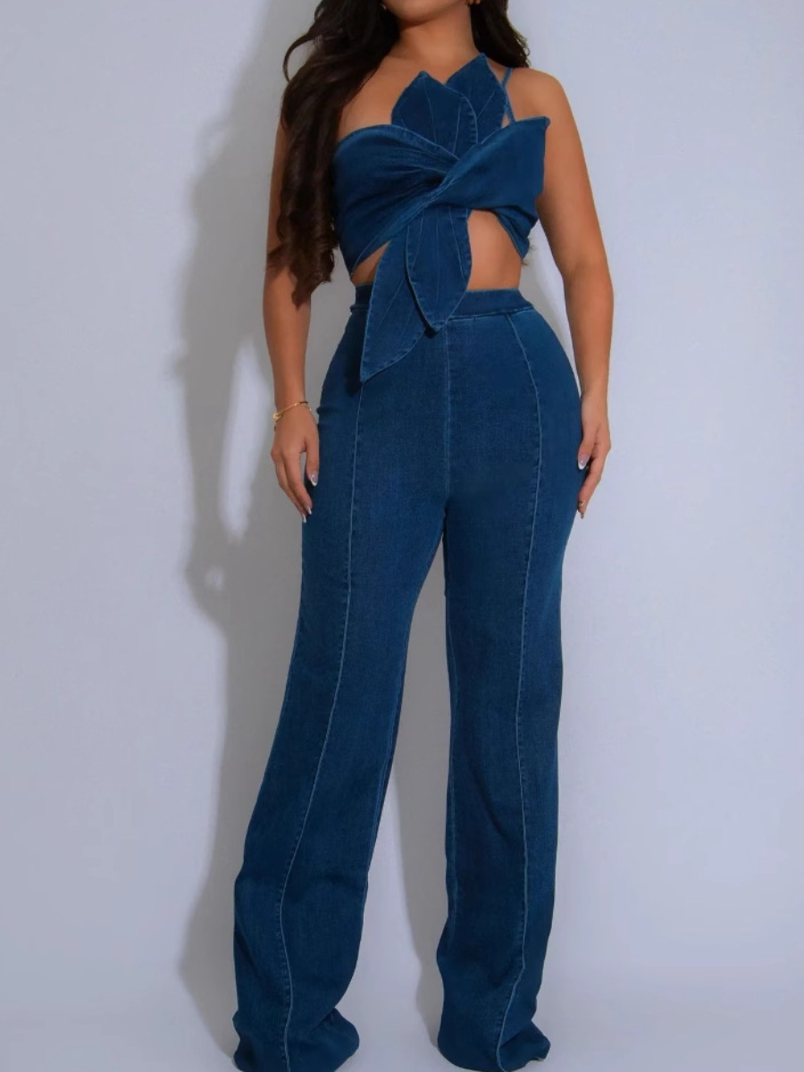 Gorgeous Denim Jeans Suit