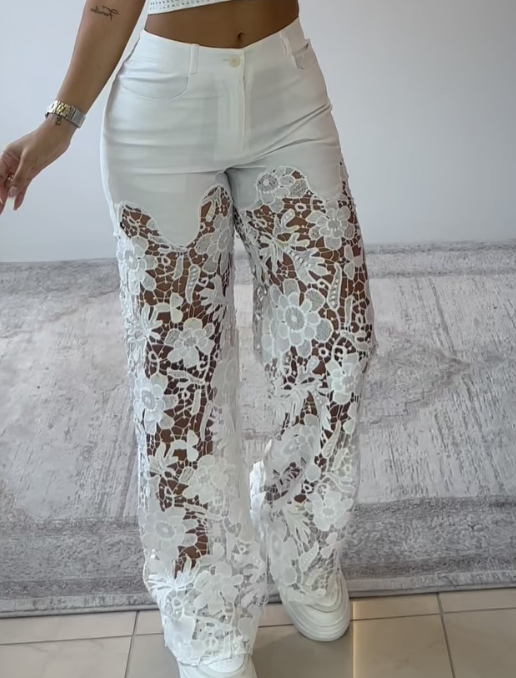 The Chic Lace Jeans