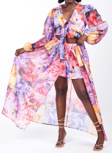 Romantic Floral 2pc Set