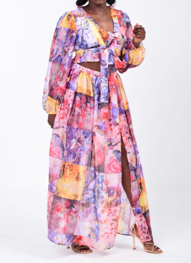 Romantic Floral 2pc Set