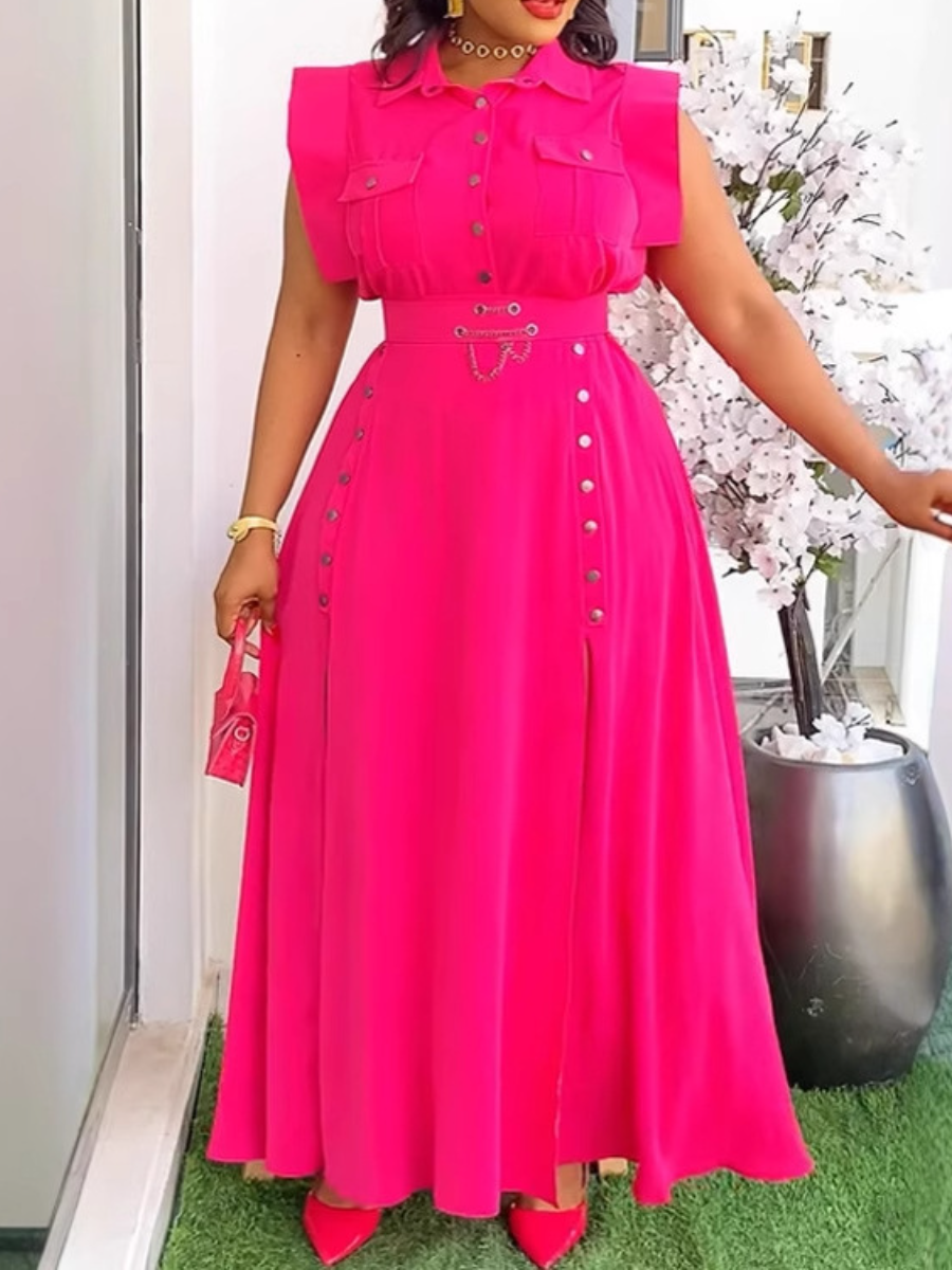 The Casual Split 2pc Skirt Set