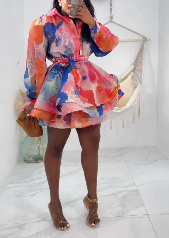 Floral skater dress