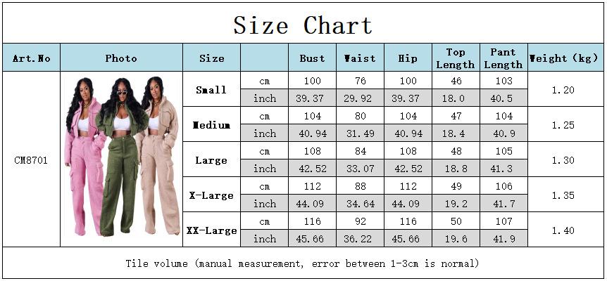 Autumn and winter wool polar fleece three-dimensional bag zipper suit