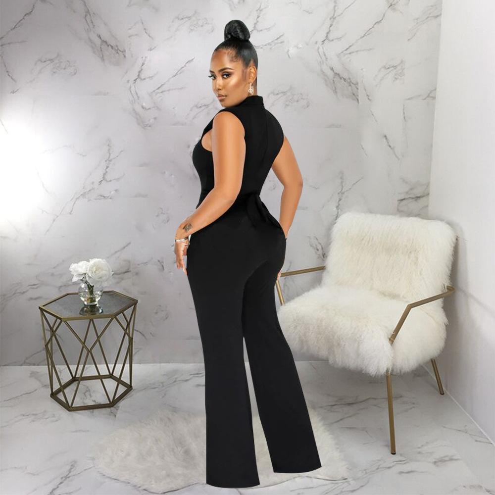 Sexy one-piece wide-leg pants
