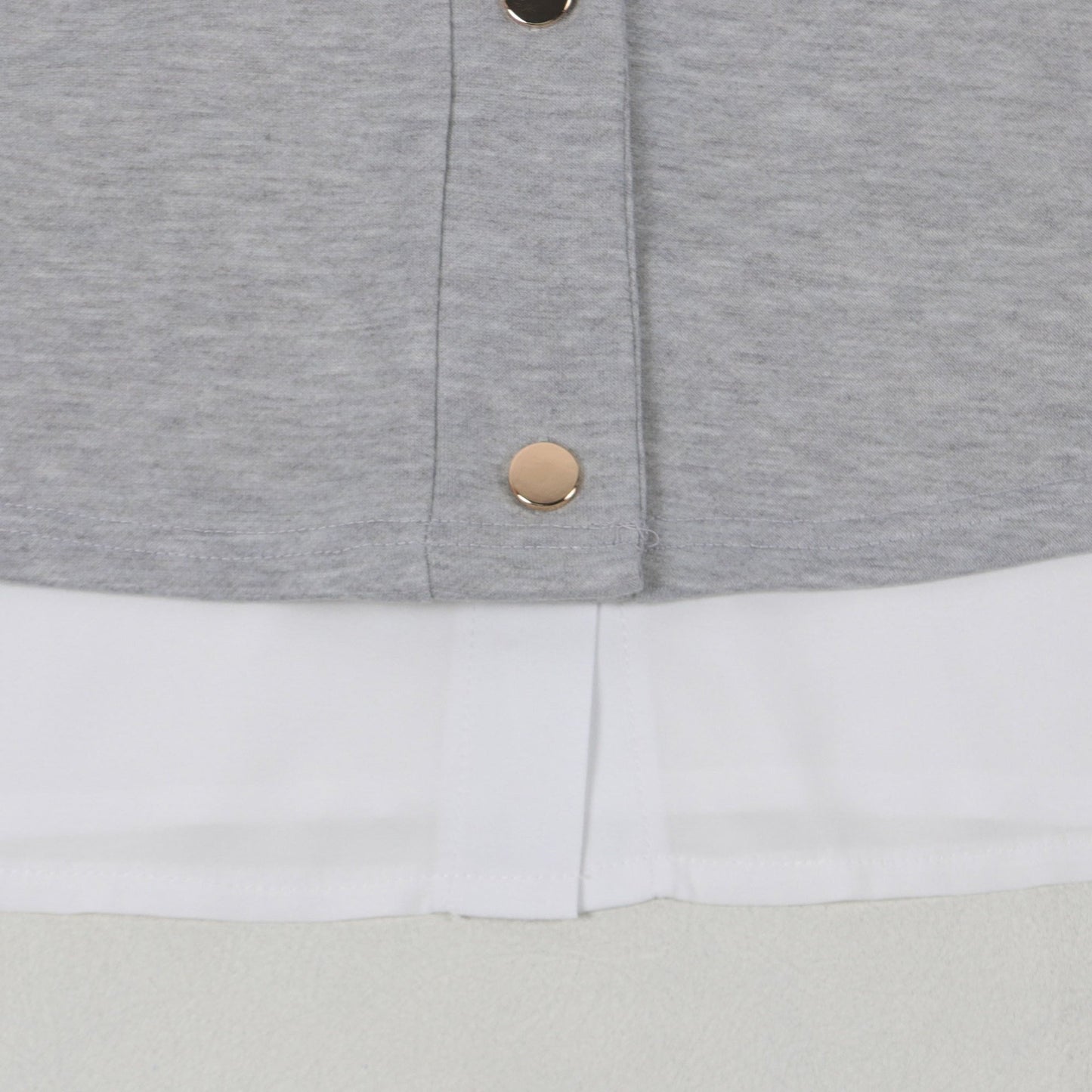 Knitted Fake Shirt 2pc Set