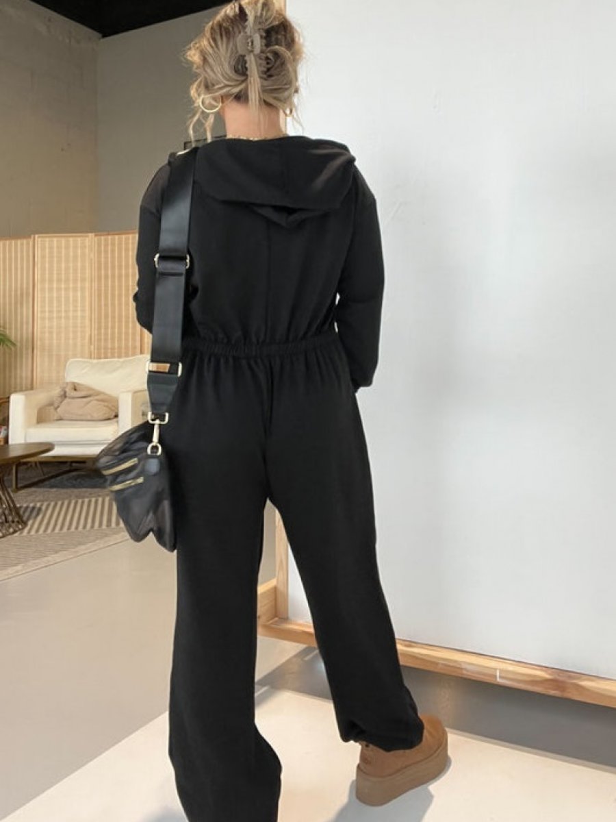 EARLY CHRISTMAS SALE 40% OFF - COZY DAYS FRENCH TERRY JUMPSUIT