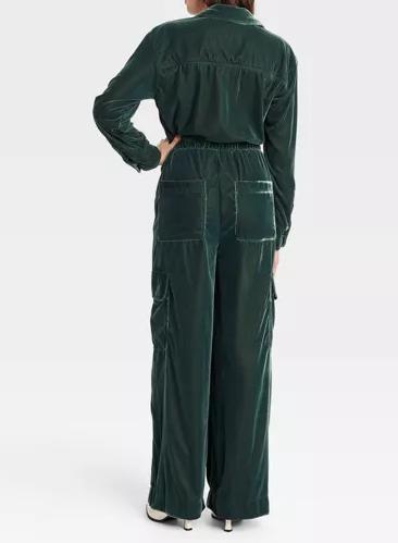 The Cargo Velvet Jumpsuit