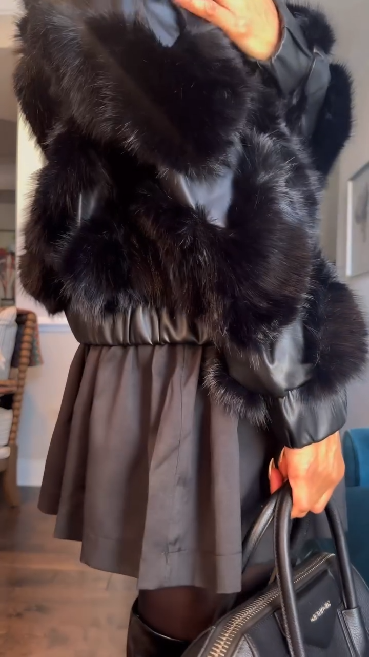 Hot selling fur jackets