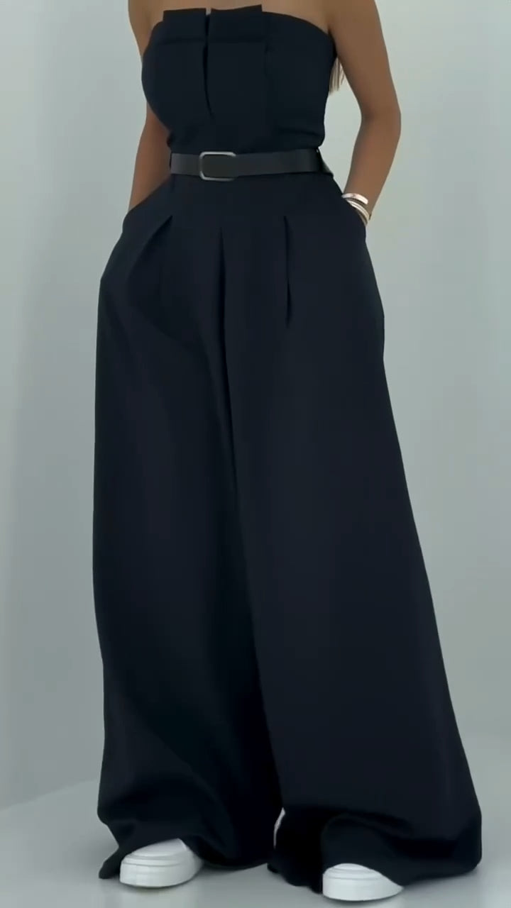 Suit jacket + jumpsuit set
