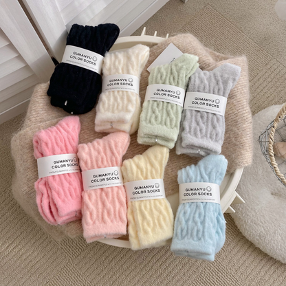 Velvet and thickened home sleeping socks