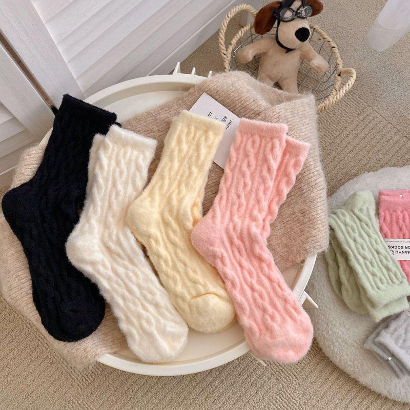 Velvet and thickened home sleeping socks