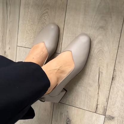 Coarse Heeled Shoes
