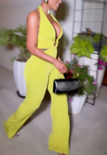 Halter jumpsuit