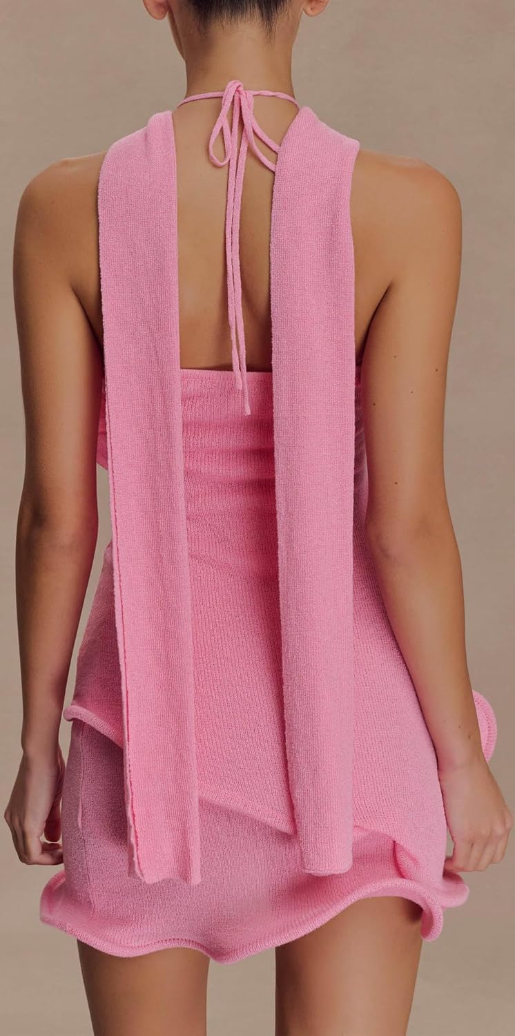 Knitted mini dress