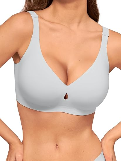 Women's full cup push up bra without steel ring