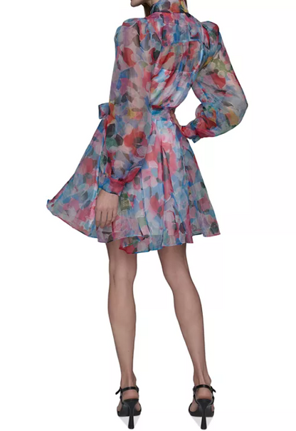 The Adorable Floral Short Dress