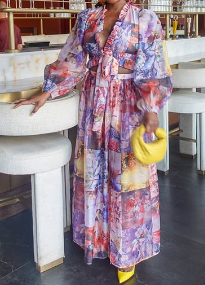 Romantic Floral 2pc Set