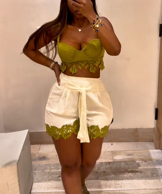 Sexy lace two-piece set
