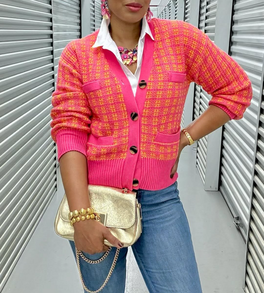 Gentle knitted cardigan