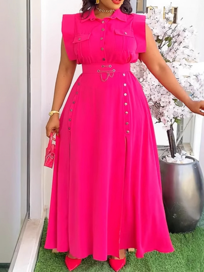 The Casual Split 2pc Skirt Set
