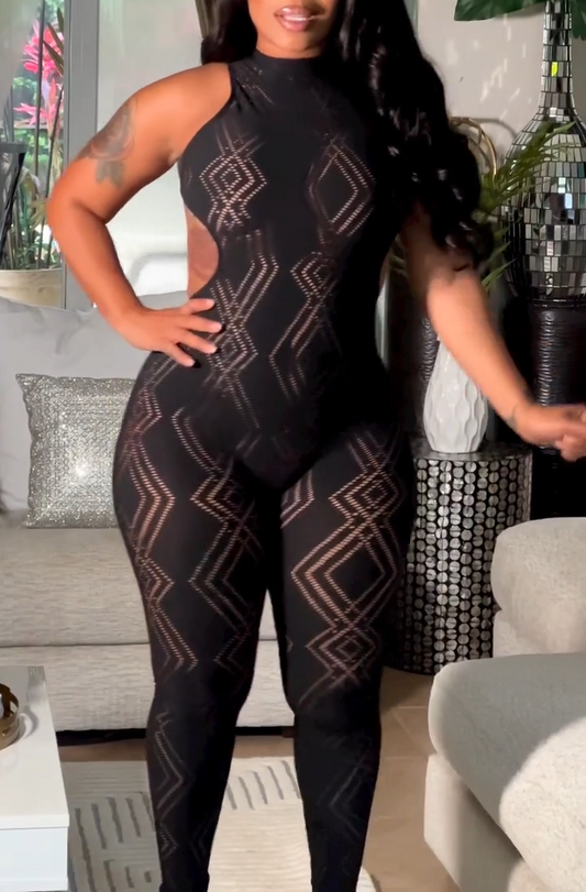 Sexy hollow jumpsuit