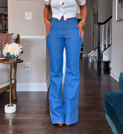 Fashion straight jeans