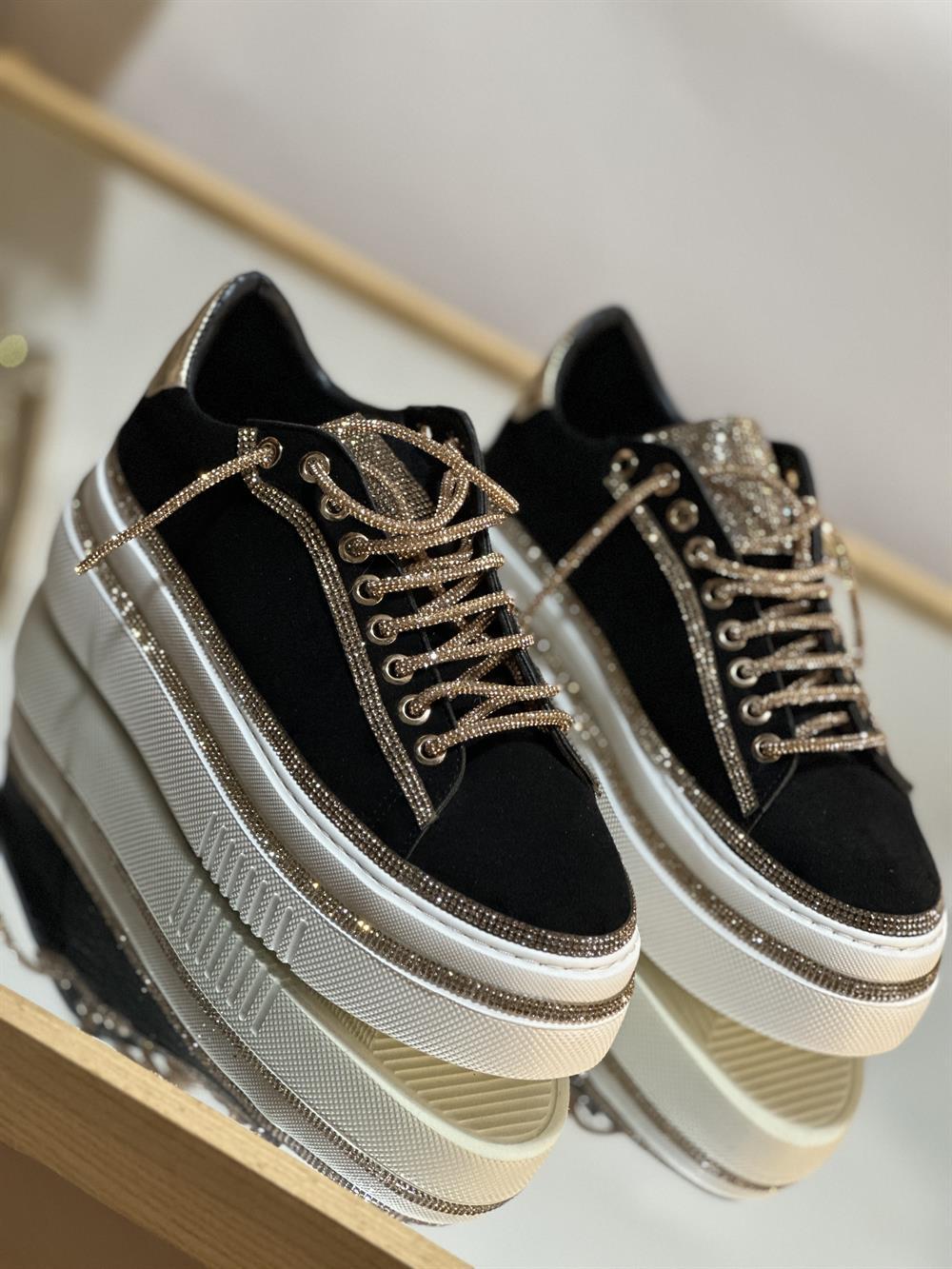 Hot Sale - Diamond Lace-up Casual Shoes