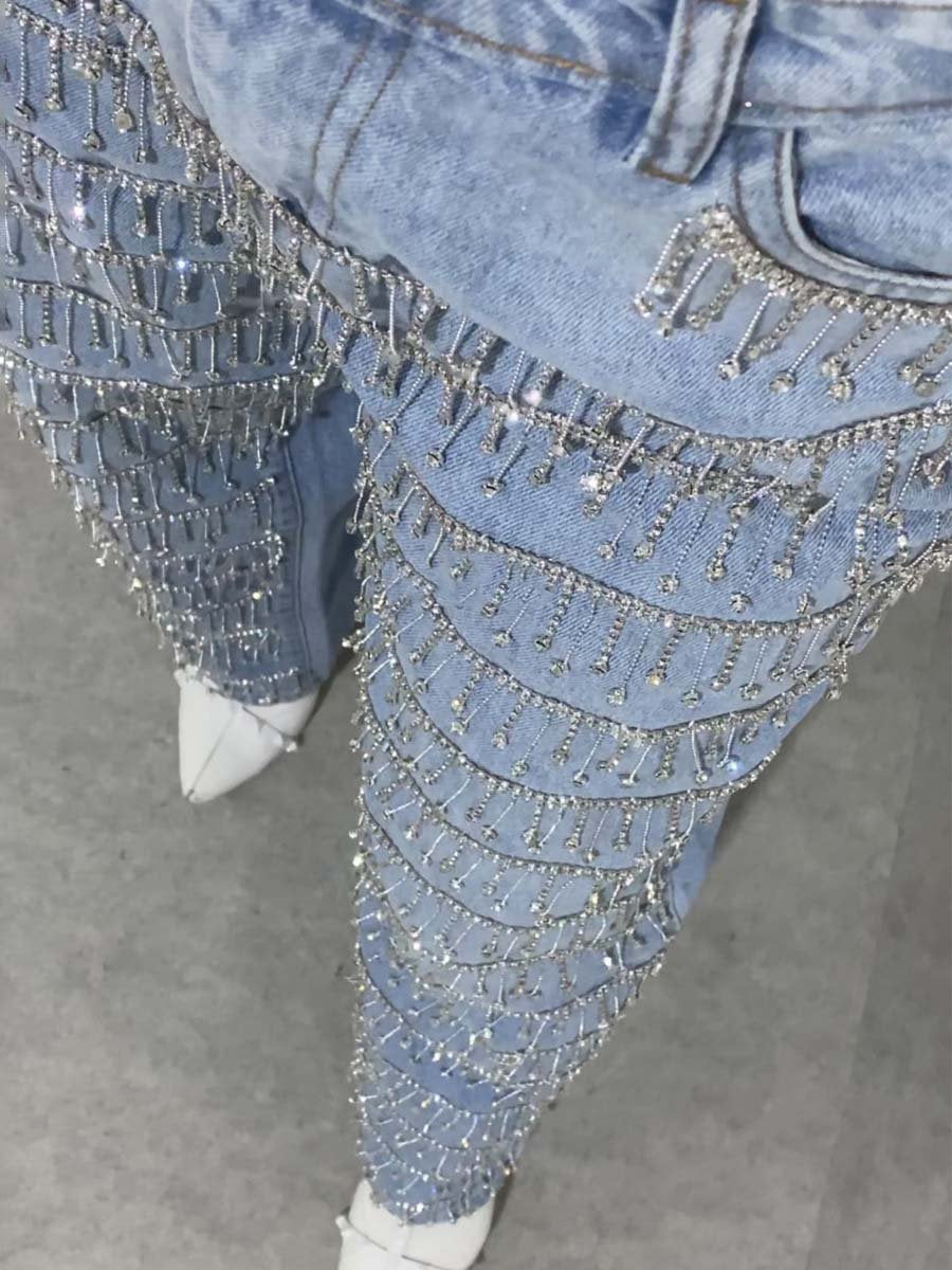 Shinning Denim Jeans【Free Shipping】