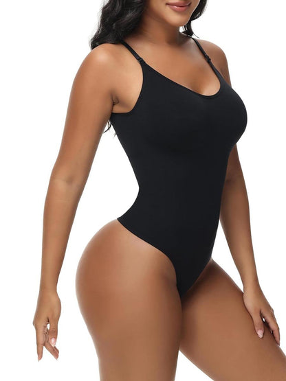 Solid Bodysuits for Women Tummy Control Shapewear Body Shaper Seamless