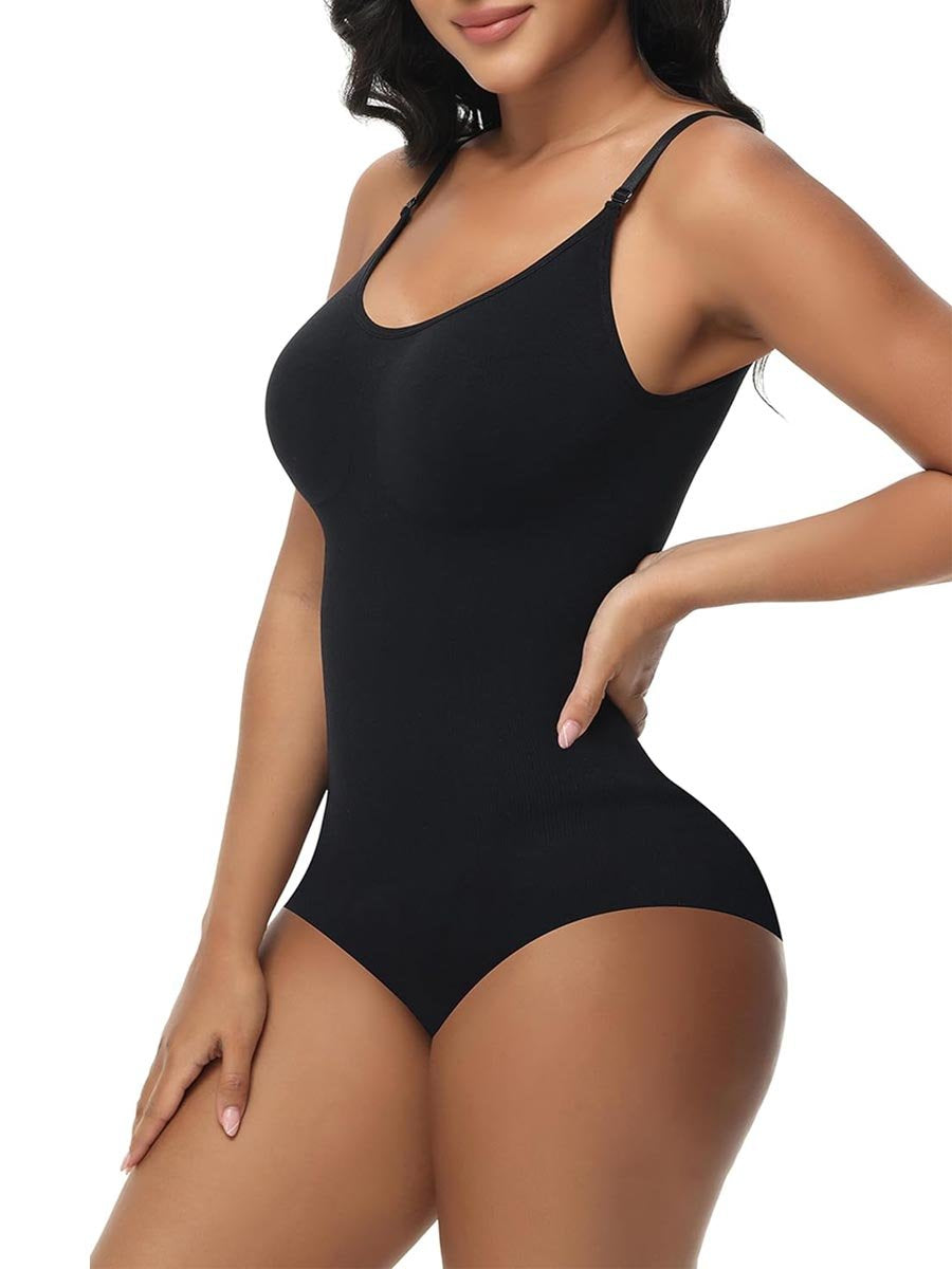 Solid Bodysuits for Women Tummy Control Shapewear Body Shaper Seamless