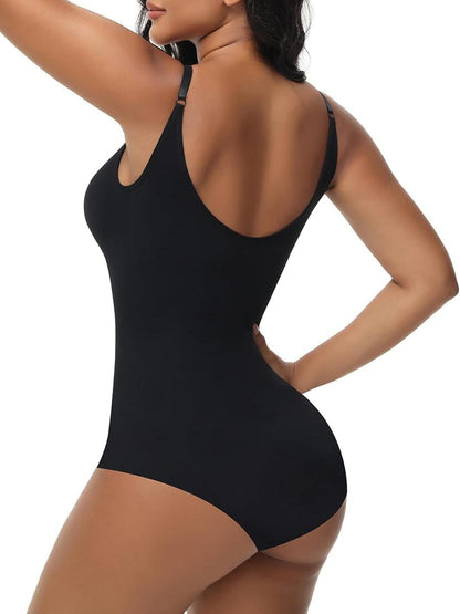 Solid Bodysuits for Women Tummy Control Shapewear Body Shaper Seamless