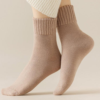 Women's fleece thickened stockings