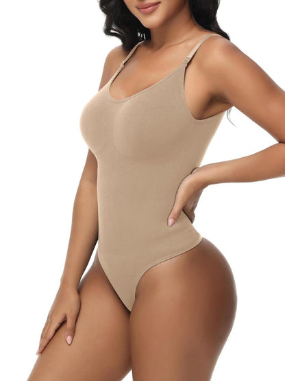 Solid Bodysuits for Women Tummy Control Shapewear Body Shaper Seamless