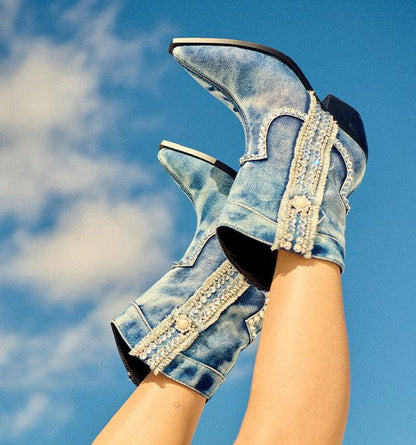Diamond Cowboy Boots