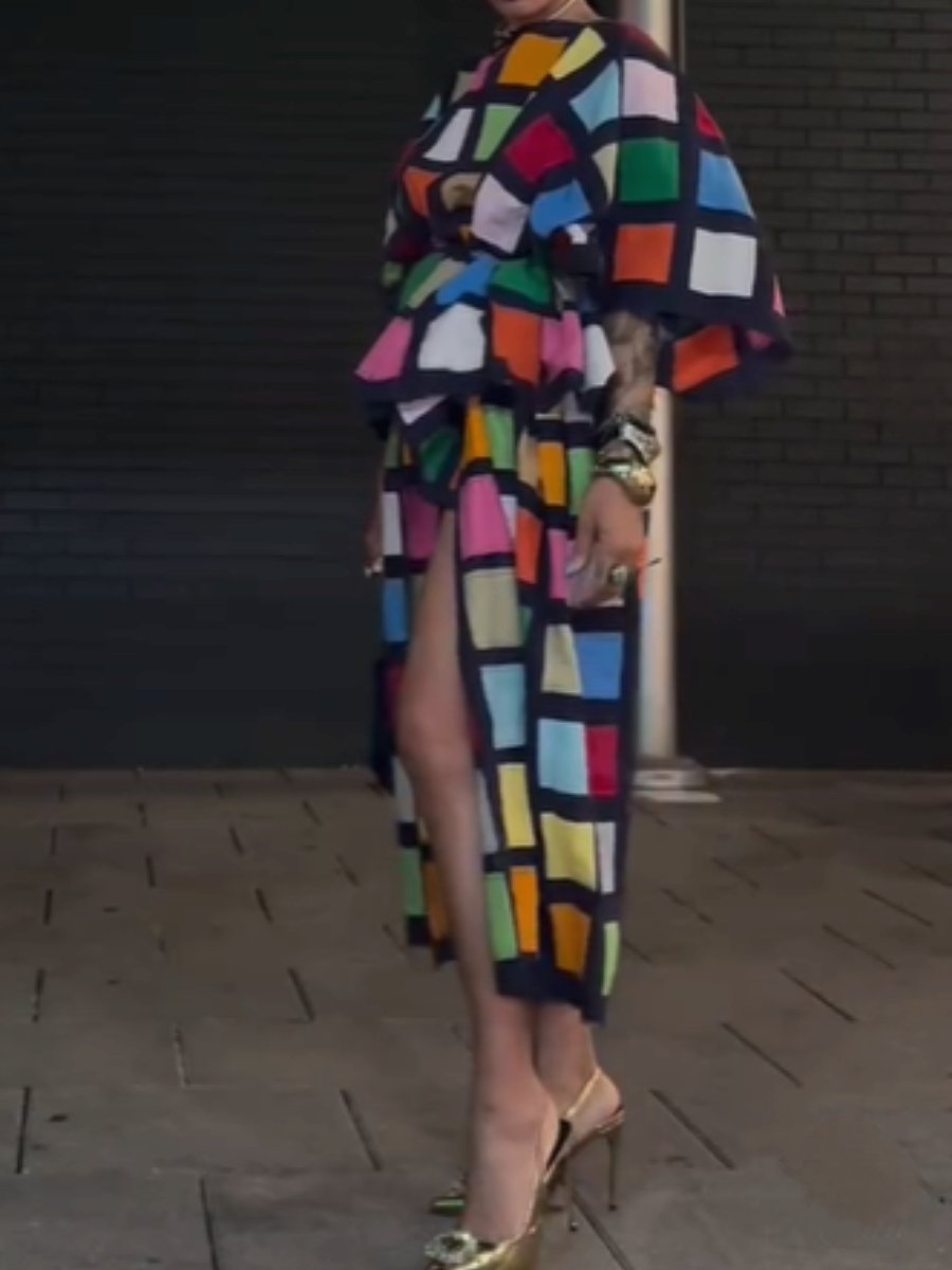 Gorgeous Colorful Dress