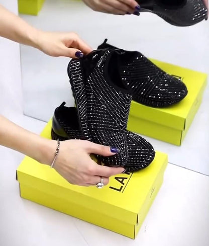 Rhinestone sneaker