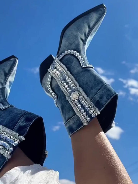 Diamond Cowboy Boots