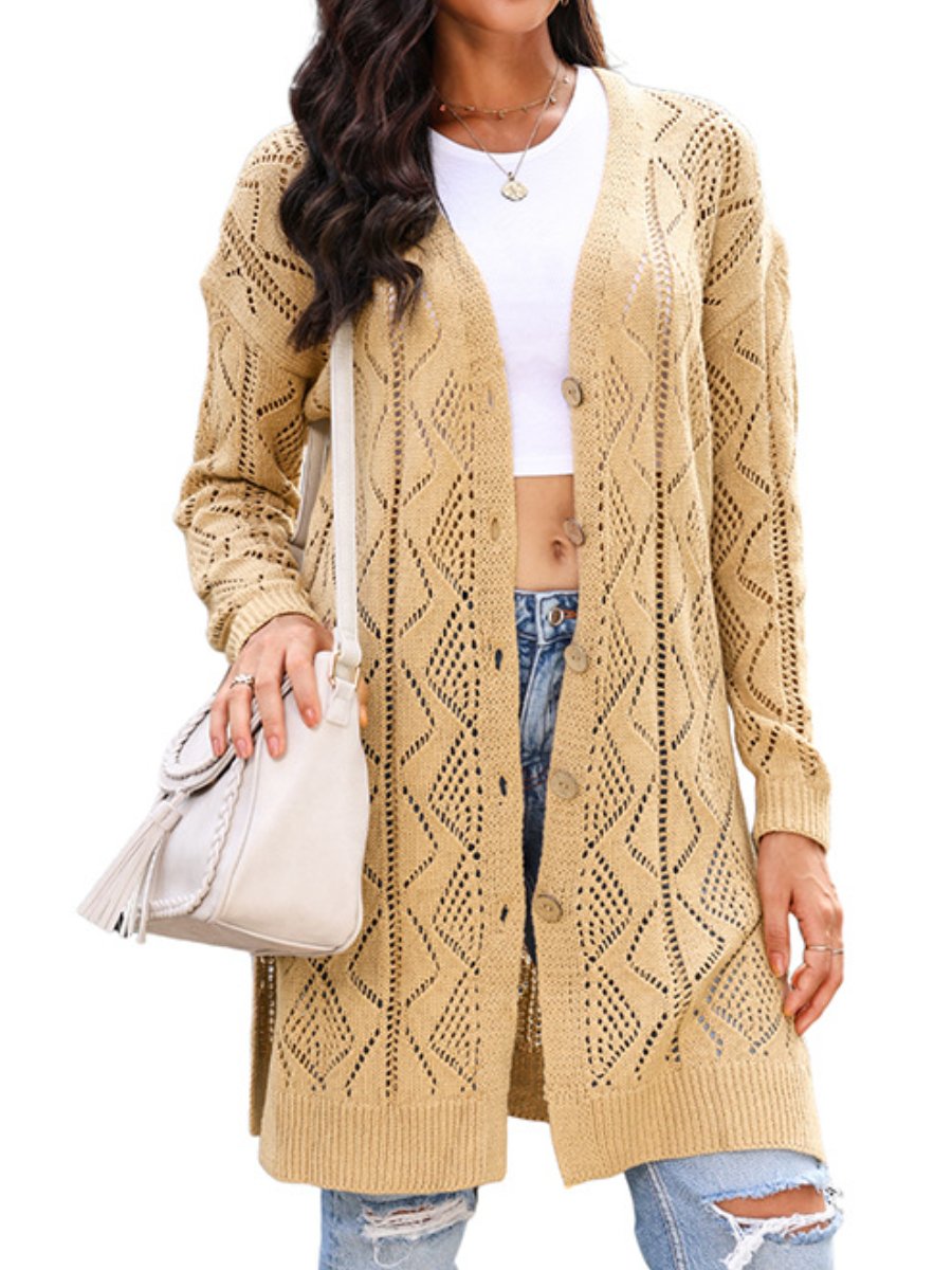 Casual Fall Knit Cardigan